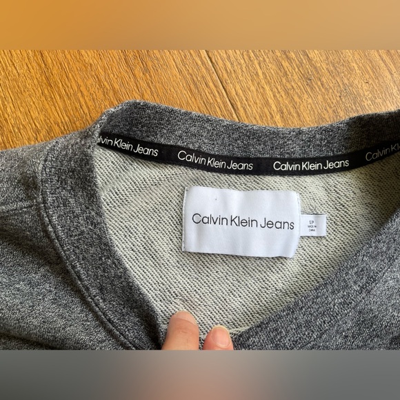 Calvin Klein Women’s Dark Grey Crewneck Sweater- Small - Picture 3 of 8